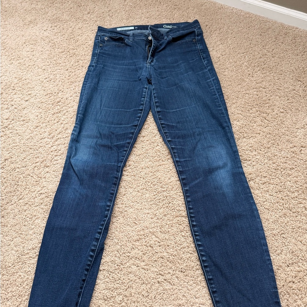 GAP Women's Slim Dark Indigo Skinny Jeans